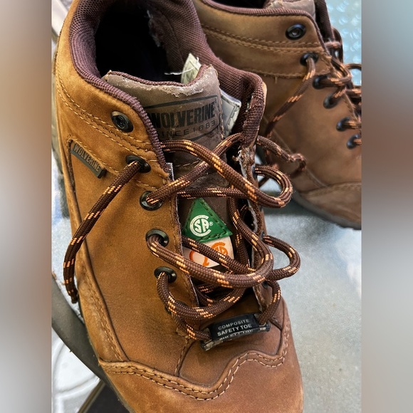 Wolverine Steel Toe Work Boots Men’s 8.5 Used / Safety Work Boot Rugged - Picture 3 of 8